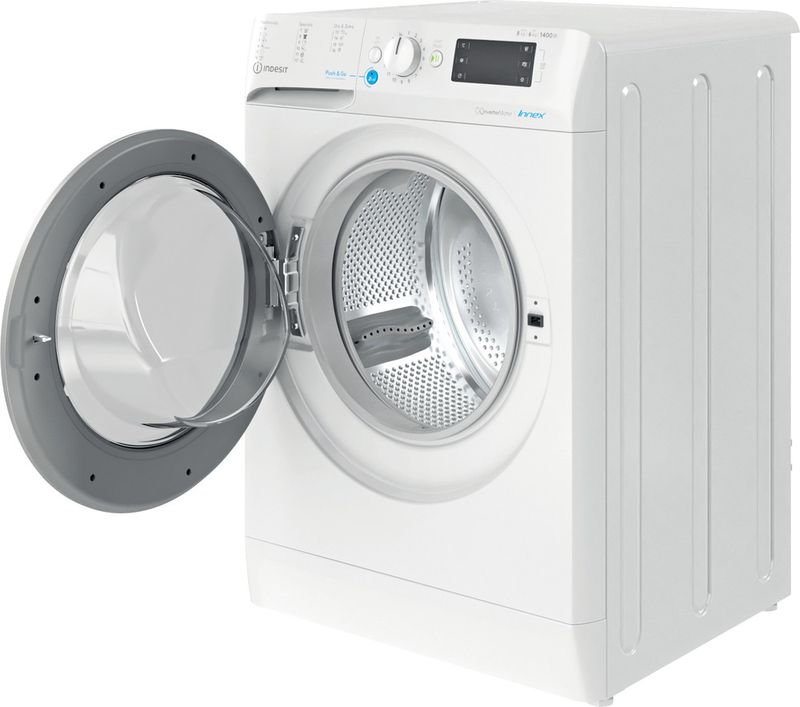 Indesit-Pralkosuszarka-Wolnostojące-BDE-861483X-WS-EU-N-Biel-Ładowany-od-frontu-Perspective-open