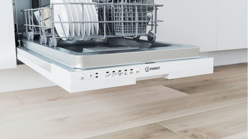 Indesit Zmywarka Do zabudowy DSIE 2B10 Zintegrowane F Lifestyle control panel
