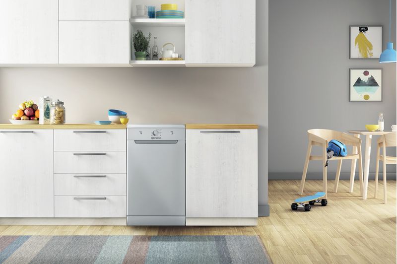 Indesit Zmywarka Wolnostojące DSCFE 1B10 S RU Wolnostojące F Lifestyle frontal