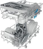 Indesit Zmywarka Wolnostojące DSFO 3T224 C S Wolnostojące E Technical Translucent