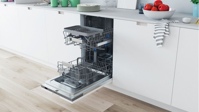 Indesit Zmywarka Do zabudowy DSIO 3T224 CE Zintegrowane E Lifestyle perspective open