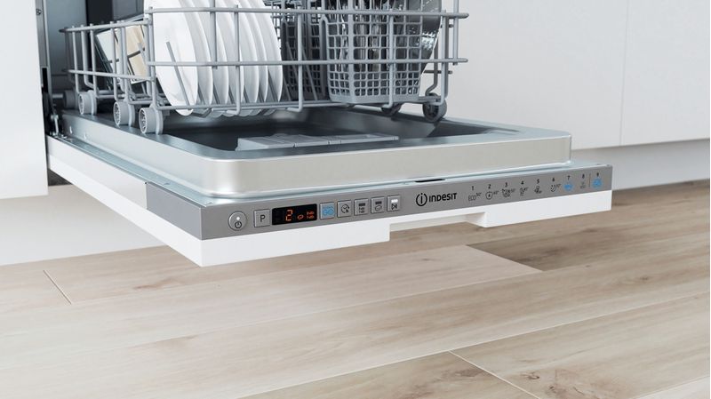 Indesit Zmywarka Do zabudowy DSIO 3T224 CE Zintegrowane E Lifestyle control panel
