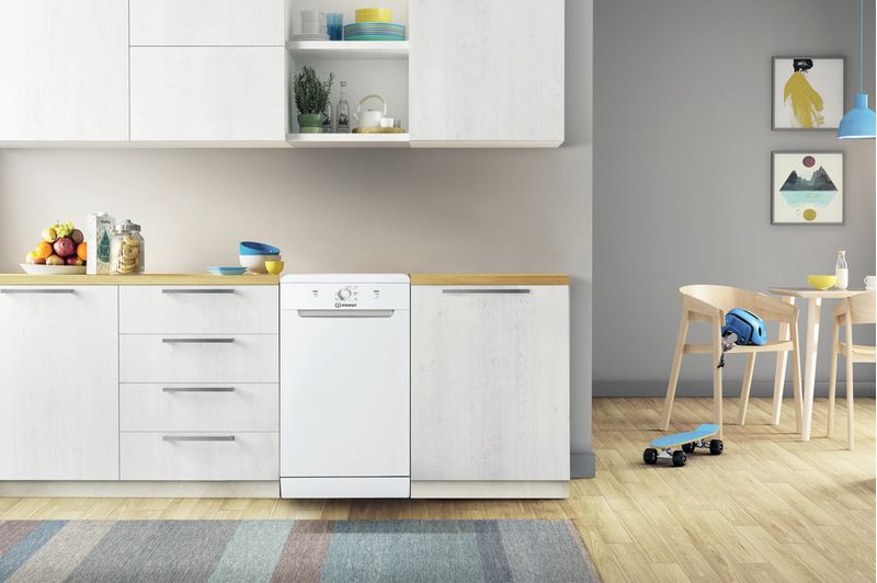 Indesit Zmywarka Wolnostojące DSFE 1B10 Wolnostojące F Lifestyle frontal