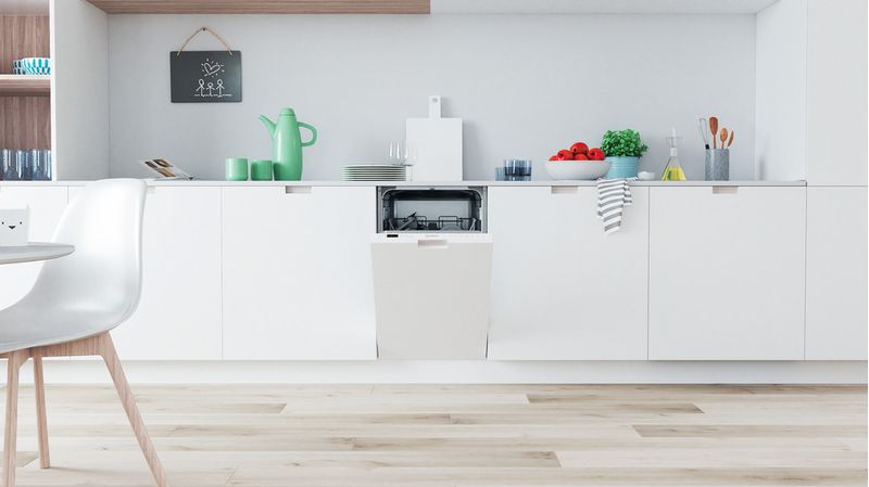 Indesit Zmywarka Do zabudowy DSIC 3M19 Zintegrowane F Lifestyle frontal