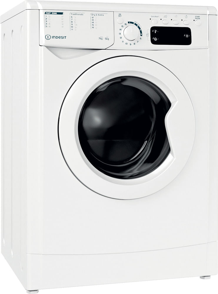 Indesit-Pralkosuszarka-Wolnostojące-EWDE-751451-W-EU-N-Biel-Ładowany-od-frontu-Perspective