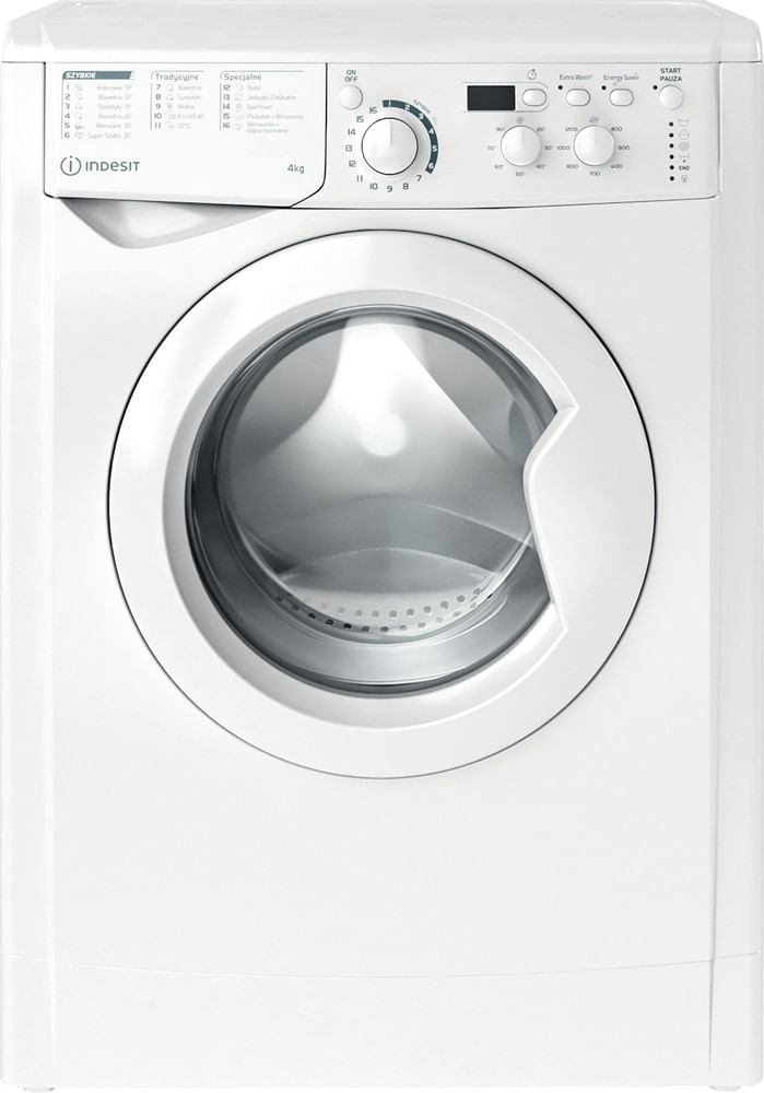 Indesit Pralka Wolnostojące EWUD 41251 W PL N Biel Ładowany od frontu F Frontal