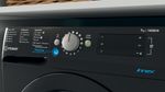 Indesit Pralka Wolnostojące BWE 71452X K PL N Czarny Ładowany od frontu E Lifestyle control panel