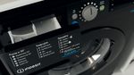 Indesit Pralka Wolnostojące BWE 71452X K PL N Czarny Ładowany od frontu E Drawer