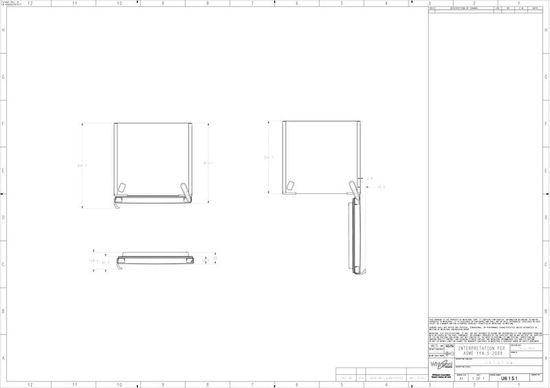 Indesit Zamrażarka Wolnostojące UI6 1 S.1 Srebrny Technical drawing