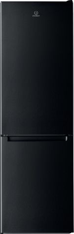 Indesit Lodówka z zamrażarką Wolnostojące LI8 S1E K Czarny Dwudrzwiow(y)a Frontal