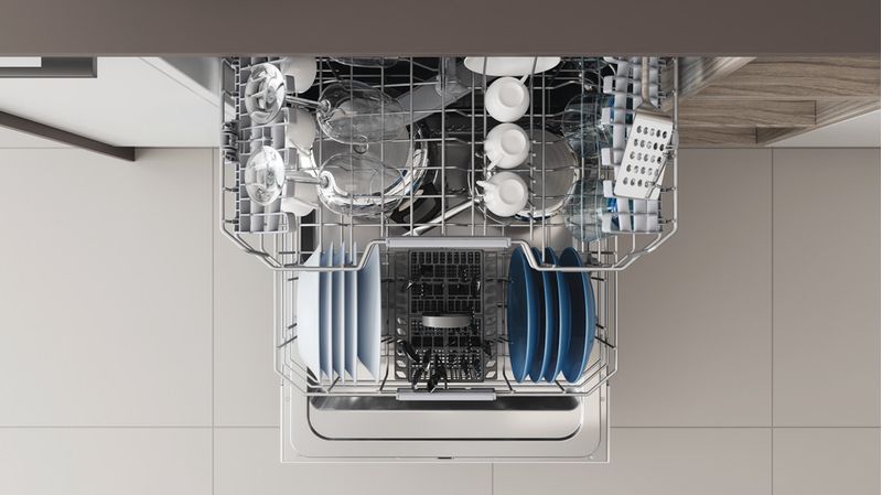 Indesit Zmywarka Do zabudowy DIC 3C24 A Zintegrowane E Rack