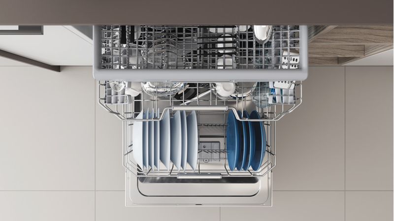 Indesit Zmywarka Do zabudowy DIO 3T131 A FE Zintegrowane D Rack