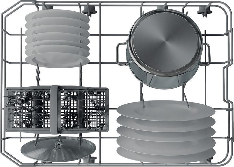 Indesit Zmywarka Do zabudowy DSIE 2B10 Zintegrowane F Rack