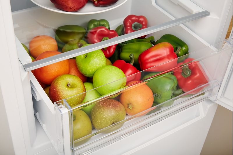 Indesit Lodówka z zamrażarką Wolnostojące LI7 SN1E W Biel Dwudrzwiow(y)a Drawer