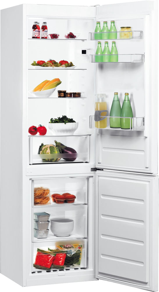 Indesit-Lodowka-z-zamrażarką-Wolnostojące-LI8-S2E-W-1-Biały-Dwudrzwiow-y-a-Perspective-open