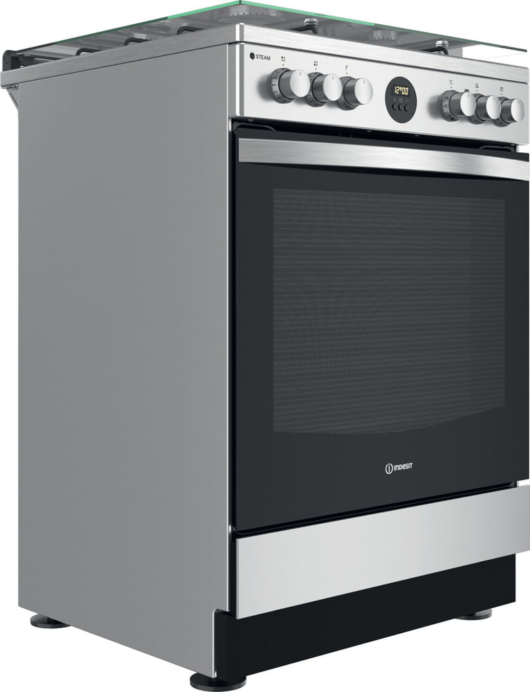 Indesit-Kuchenka-IS67G8CHX-E-Inox-Gazowy-Perspective