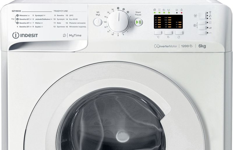 Indesit-Pralka-Wolnostojące-MTWSA-61294-W-PL-Biel-Ładowany-od-frontu-C-Control-panel