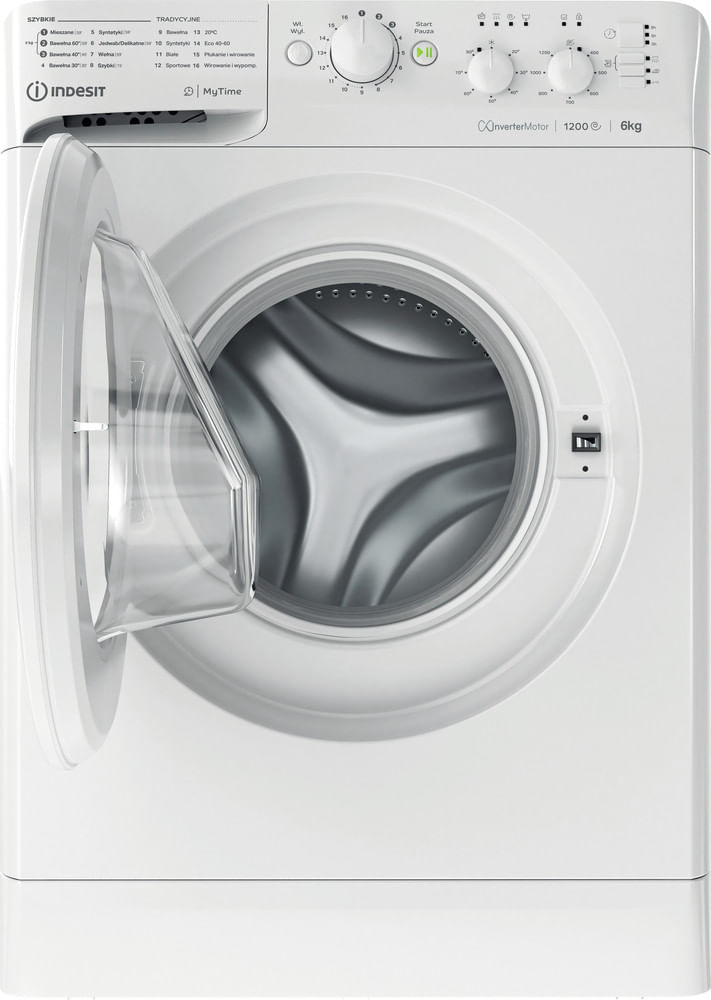 Indesit-Pralka-Wolnostojące-MTWSC-61294-W-PL-Biel-Ładowany-od-frontu-C-Frontal-open