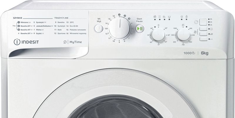 Indesit-Pralka-Wolnostojące-MTWSC-61053-W-PL-Biel-Ładowany-od-frontu-D-Control-panel