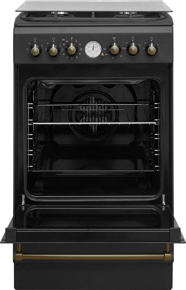 Indesit-Kuchenka-IS5G8MHA-E-1-Antracyt-Gazowy-Frontal-open