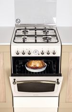 Indesit-Kuchenka-IS5G8MHJ-E-1-Bladożołty-Gazowy-Lifestyle-frontal-open