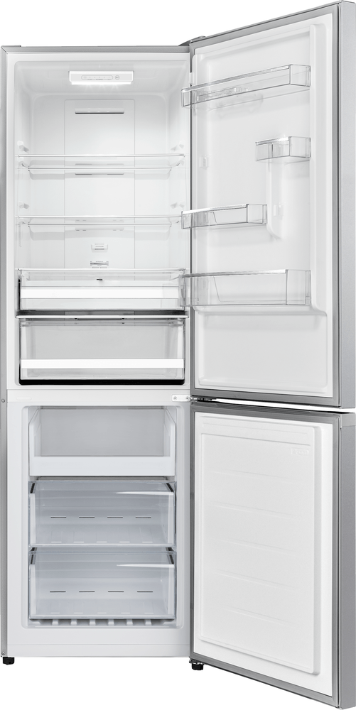 Indesit-Lodowka-z-zamrażarką-Wolnostojące-INK2-5322S-4E-Srebrny-Dwudrzwiow-y-a-Frontal-open