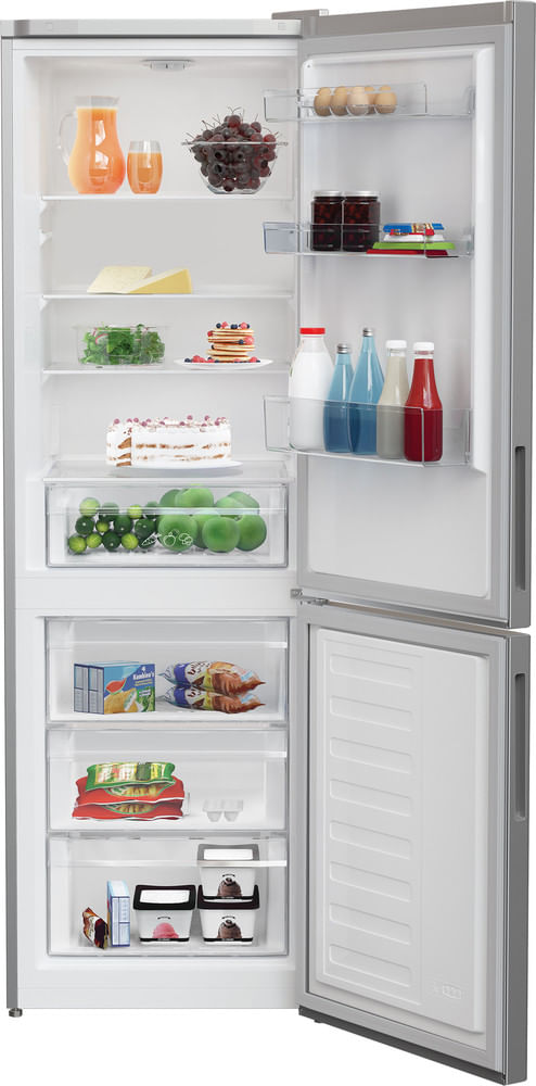 Indesit-Lodowka-z-zamrażarką-Wolnostojące-INKS-1361-S4E-New-Silver-–-ARC-1035-Dwudrzwiow-y-a-Lifestyle-frontal-open