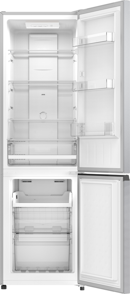 Indesit-Lodowka-z-zamrażarką-Wolnostojące-INKF-8251-S4E-Srebrny-Dwudrzwiow-y-a-Frontal-open