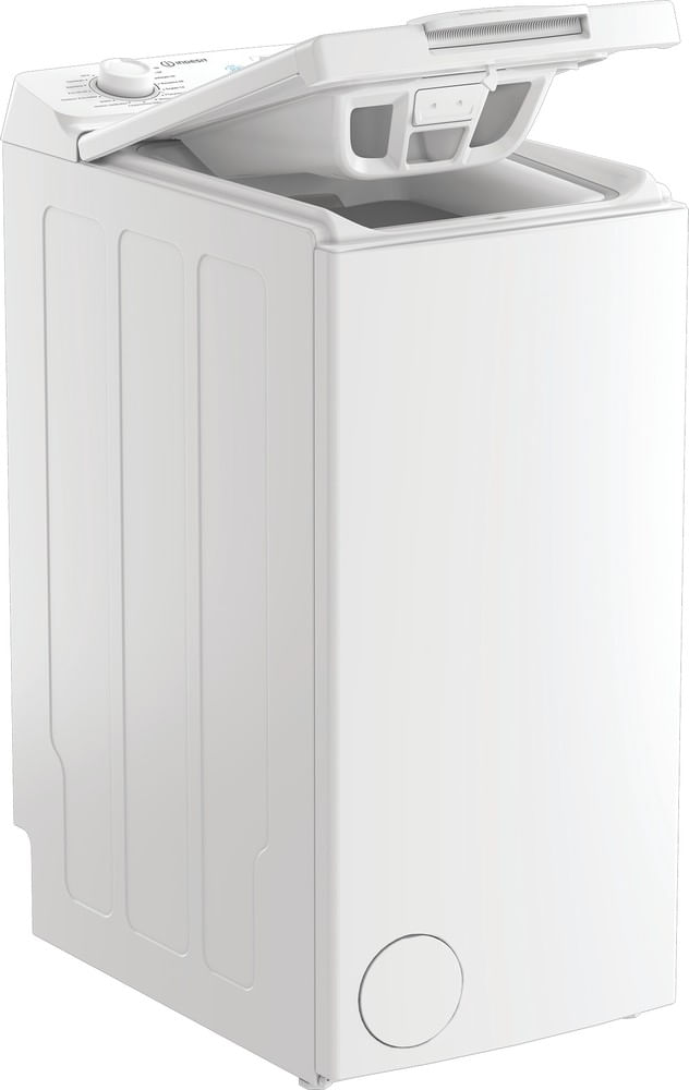 Indesit-Pralka-Wolnostojące-TI612EPGPL-Biel-Ładowana-od-gory-B-Perspective-open