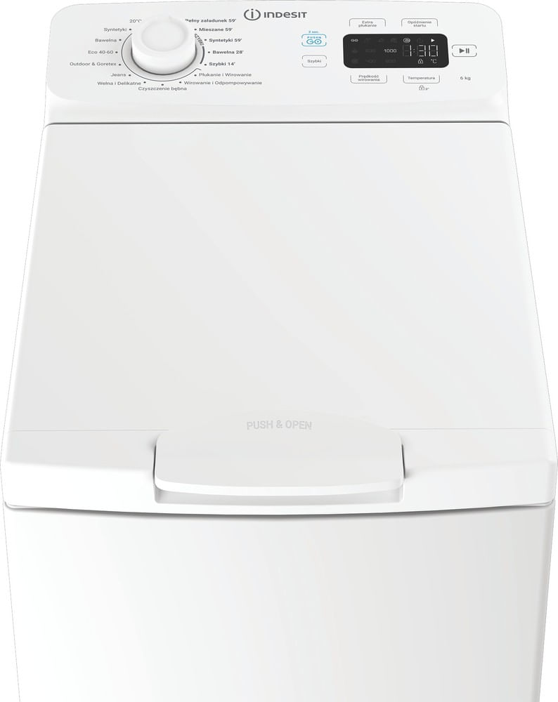 Indesit-Pralka-Wolnostojące-TI612EPGPL-Biel-Ładowana-od-gory-B-Control-panel