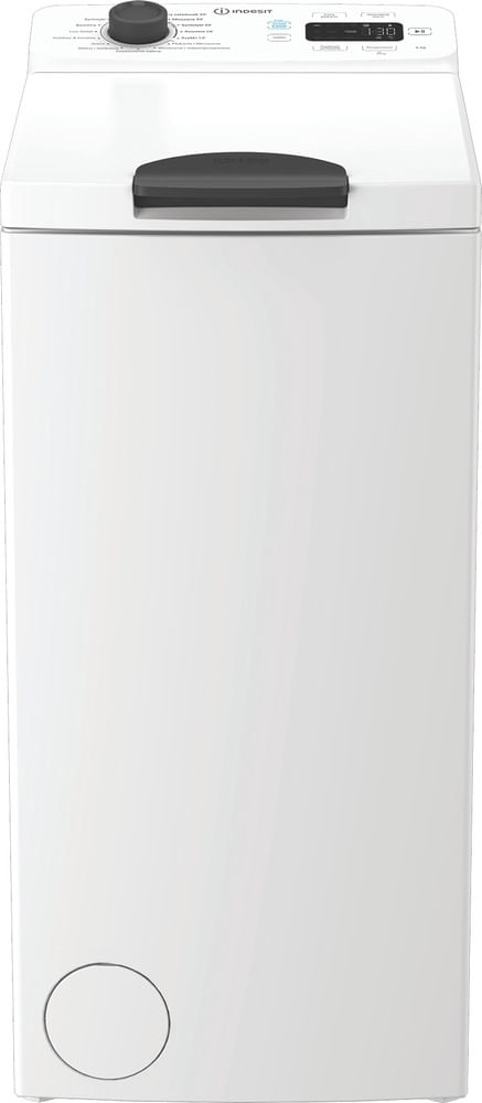 Indesit-Pralka-Wolnostojące-TI612EGPGPL-Biel-Ładowana-od-gory-B-Frontal