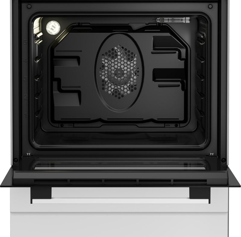 Indesit-Kuchenka-IS6V8KSW-P-Biel-Elektryczny-Frontal-open