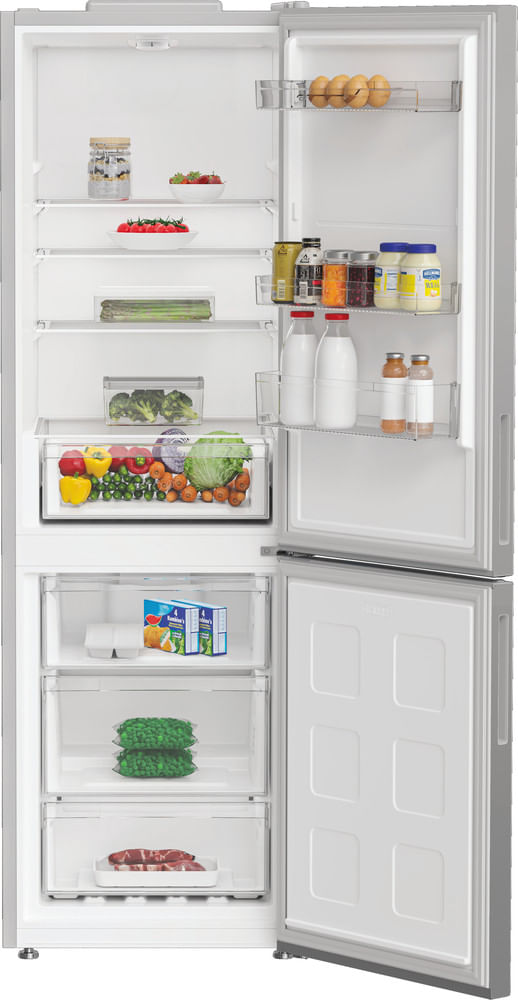 Indesit-Lodowka-z-zamrażarką-Wolnostojące-INKH-1361-S4E-New-Silver-–-ARC-1035-Dwudrzwiow-y-a-Lifestyle-frontal-open