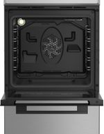 Indesit-Kuchenka-I5G5PMX-Inox-Gazowy-Frontal-open