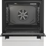 Indesit-Kuchenka-I6G5KCW-Biel-Gazowy-Frontal-open